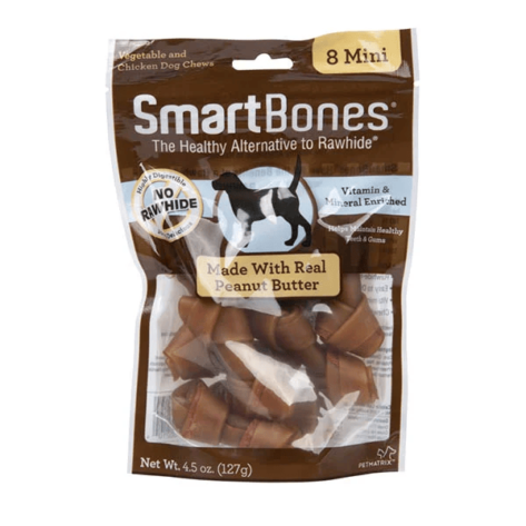 Smartbones Peanut Butter Mini 8pk