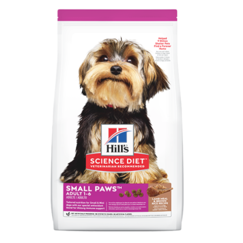 Hills Canine Adult Small Paws Cordero 4.5 Lb