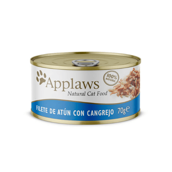 Applaws Filete de Atun con Cangrejo para gatos lat x 70 gr.
