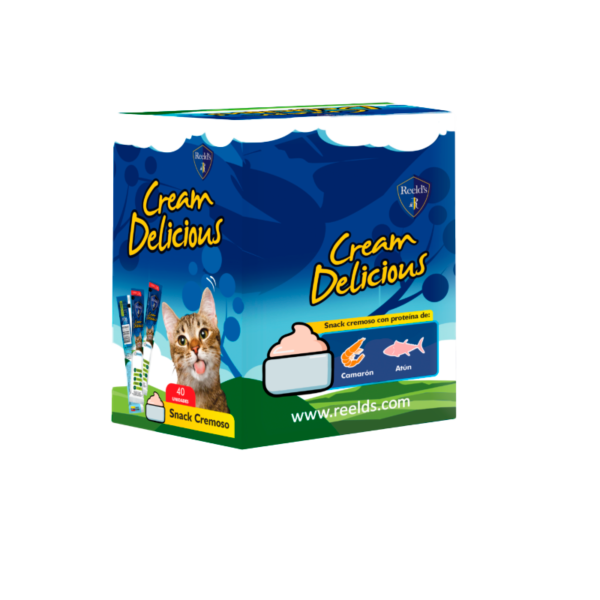 Cream Delicious Gato por 4 sabores surtidos – 40 UND