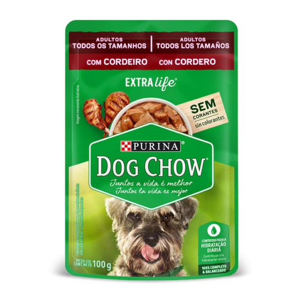 Pouch Dog Chow Cordero X 100G