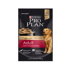 POUCH PROPLAN DOG ADULTO CARNE 100GR