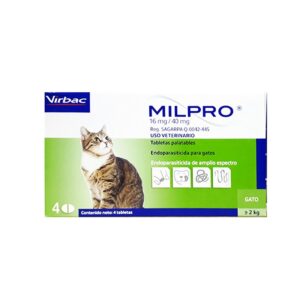 Milpro Gatos Caj x 4 Tab