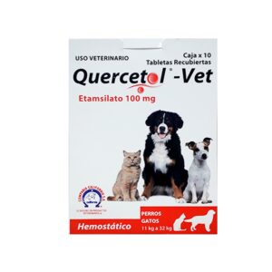 Quercetol Vet 100 mg Caj x 10 Tab