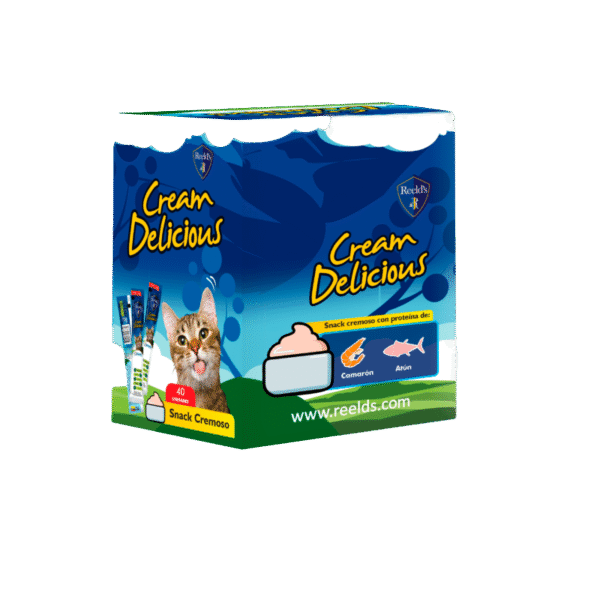 Cream Delicious Gato por 4 sabores surtidos – 40 UND