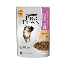 POUCH PROPLAN GATO STERILIZED POLLO 85GR