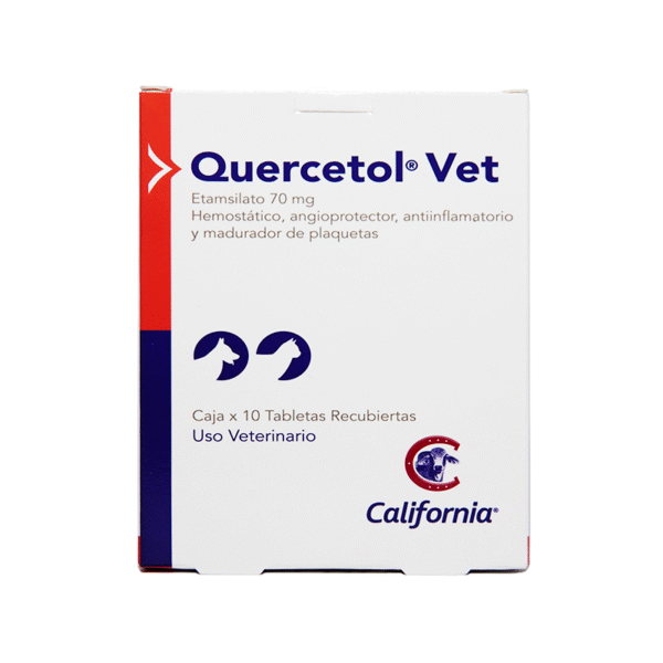 Quercetol Vet 70 mg Caj x 10 Tab