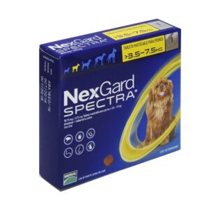 NEXGARD SPECTRA Para Perros de 3.5 a 7.5 KG