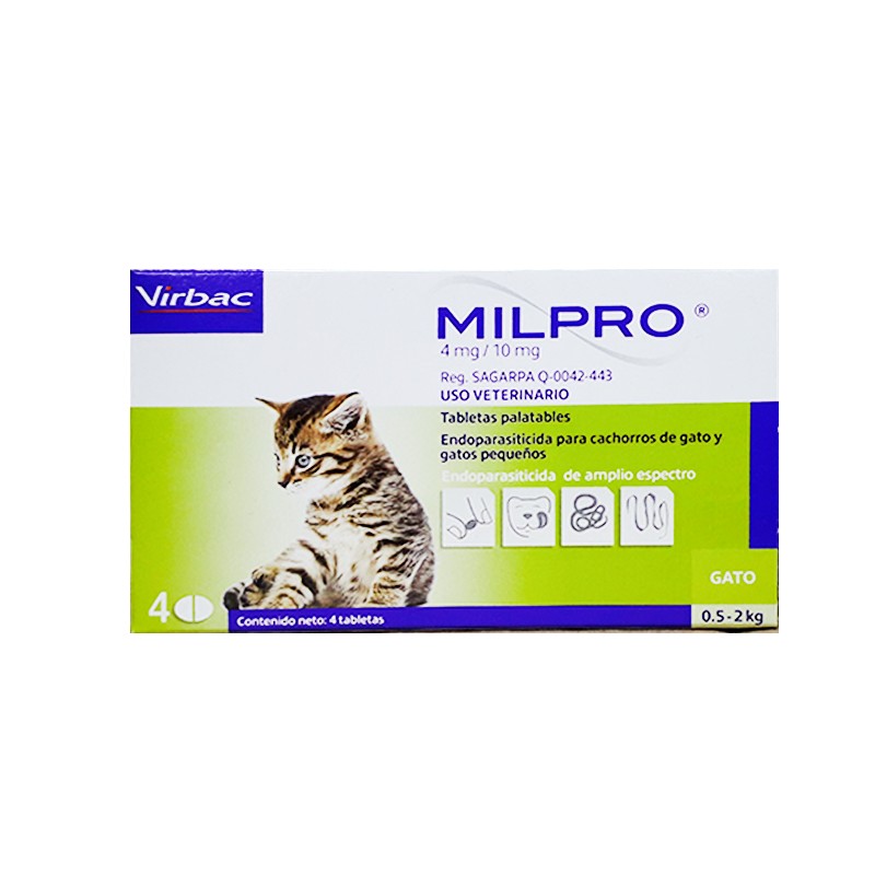 MILPRO GATITOS CAJ X 4 TAB