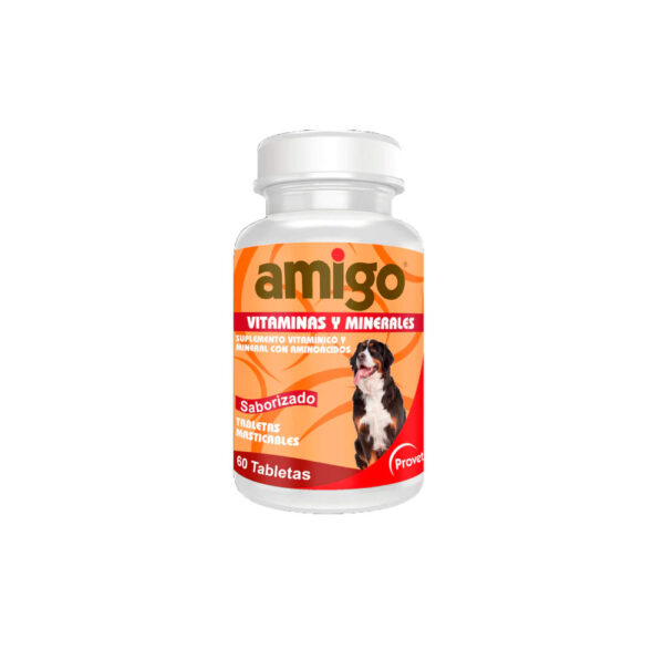AMIGO FRASCO X 60 TABLETAS(VITAMINAS Y MINERALES)