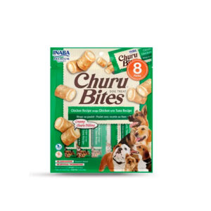 CHURU BITES DOG  POLLO Y ATUN 12 GR VERDE