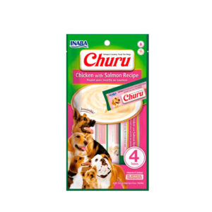 CHURU DOG CHICKEN Y SALMON X14GR