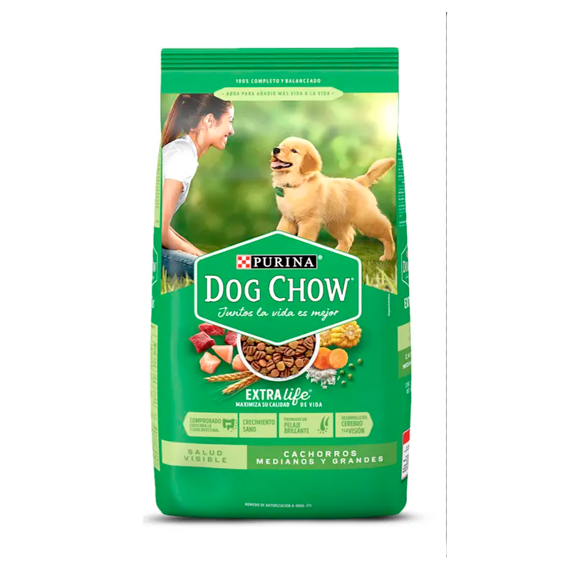 DOG CHOW CACHORRO RAZA M Y G X 2 KG