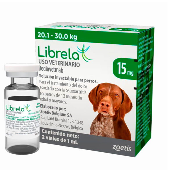 LIBRELA 15 MG (20.1-30 KG) CAJA X 2 VIALES DE 1 ML
