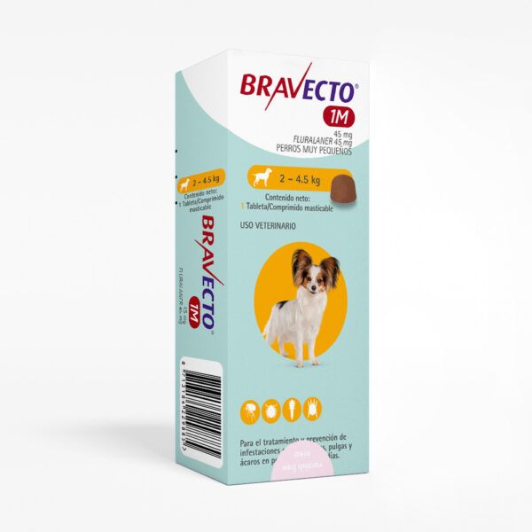 BRAVECTO 1M - 2 a 4.5 kg (37 d?as)