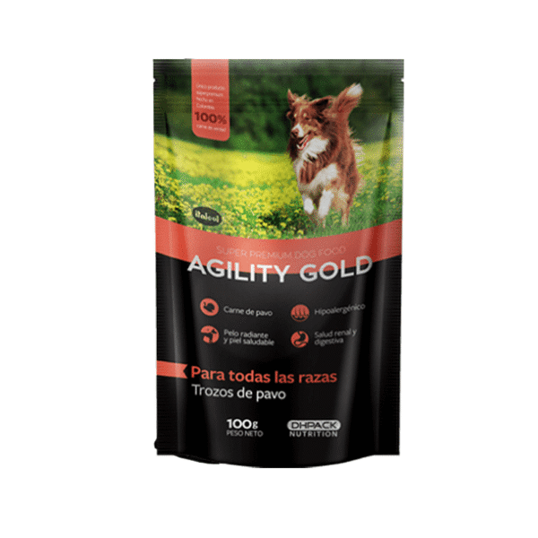 Pouche Agility Gold Adultos Pavo