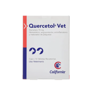 QUERCETOL VET 70 MG CAJ X 10 TAB