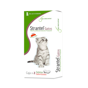 Strantel Gatos x 2 Tabs Saborizadas