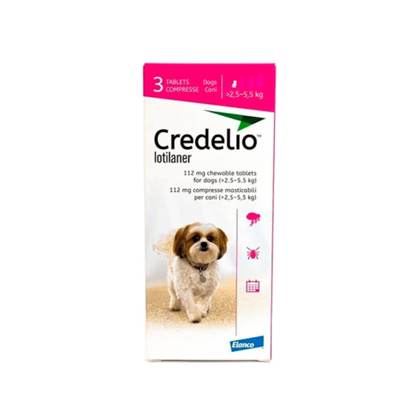 CREDELIO 112 MG CJA X 3 TAB (2.5-5.5 KG)