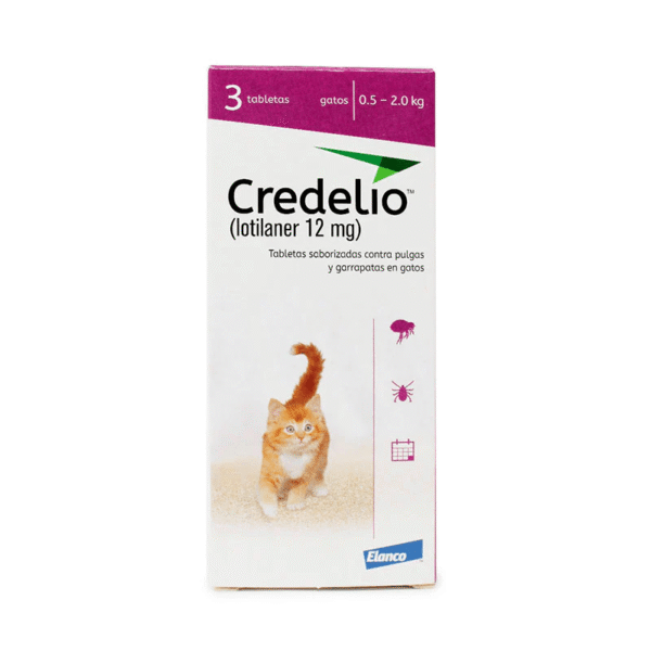 Credelio Cat 12MG X 3 TAB (0.5KG - 2KG)