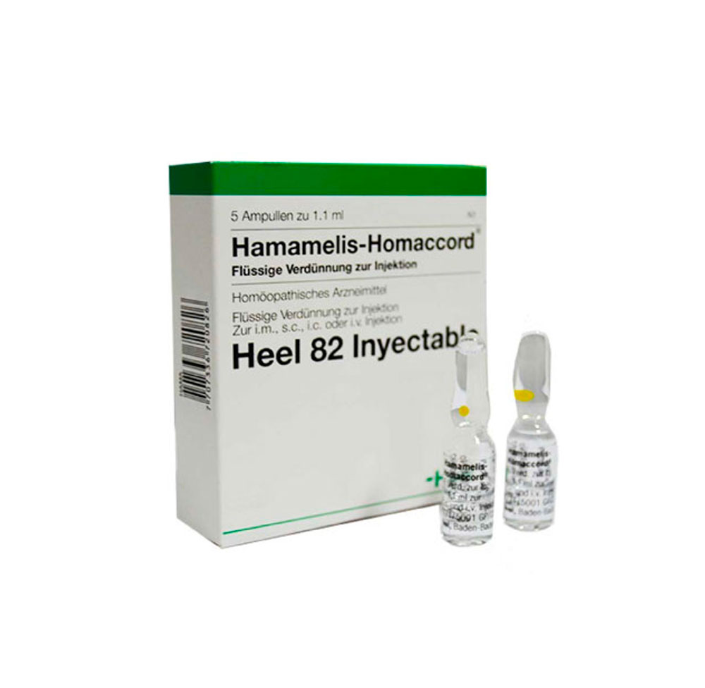 HAMAMELIS HOMACOR AMPOLLA X 1.1 ML