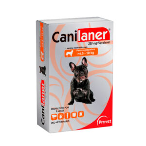 CANILANER X 1 TABLETA 250 MG (4.5-10 KG)