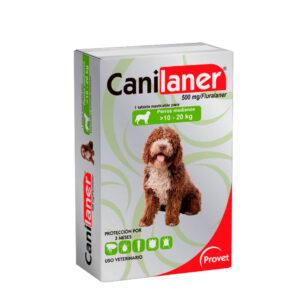 CANILANER X 1 TABLETA 500 MG (10-20 KG)
