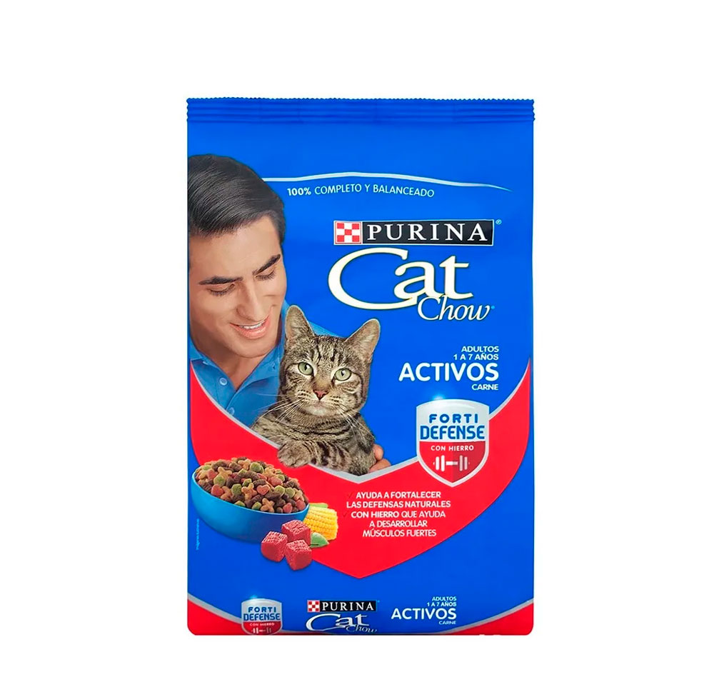 CAT CHOW ADULTOS ACTIVO 8 KG