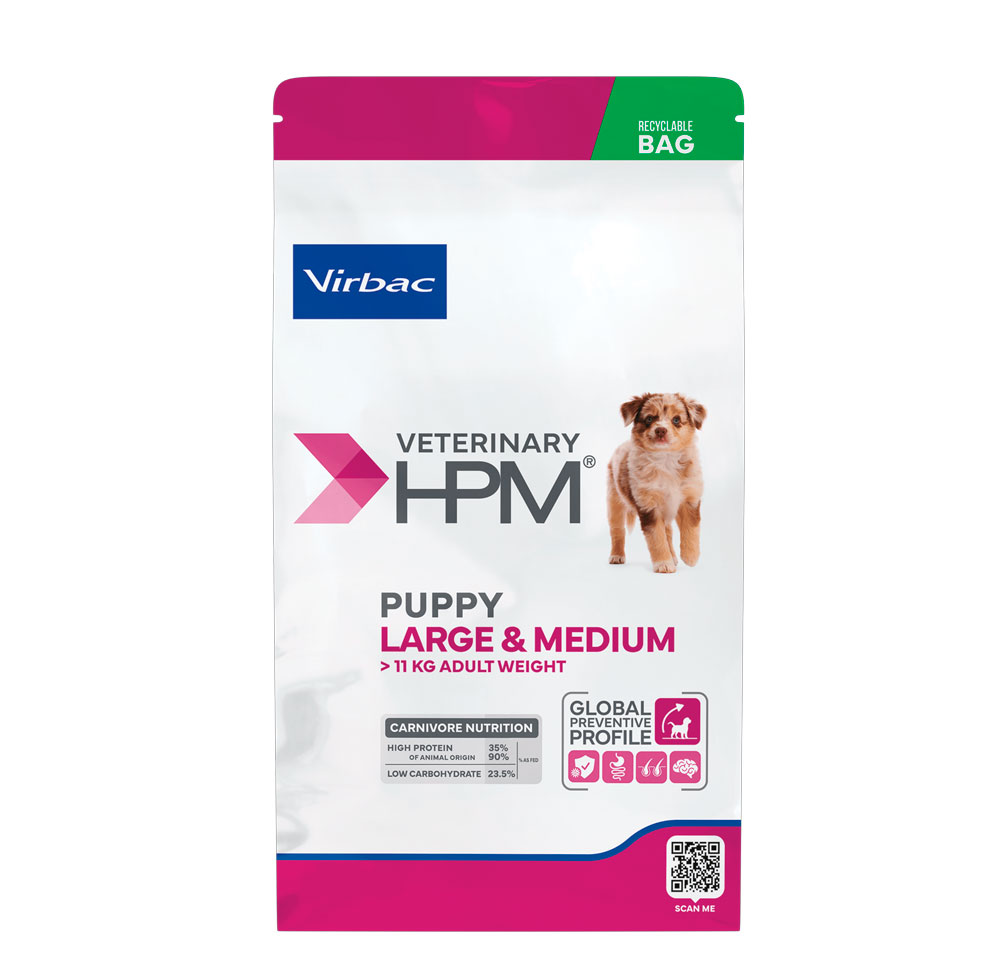 HPM DOG PUPPY LARGE & MEDIUM X 3 KG